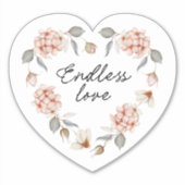 フローラハートバレンタインデー シール (正面)