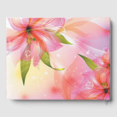 フローラハートピンク結婚の露 ゲストブック (裏面)