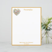 フローラハートブーケラブシックエレガントパーソナライズ (スタンド正面)