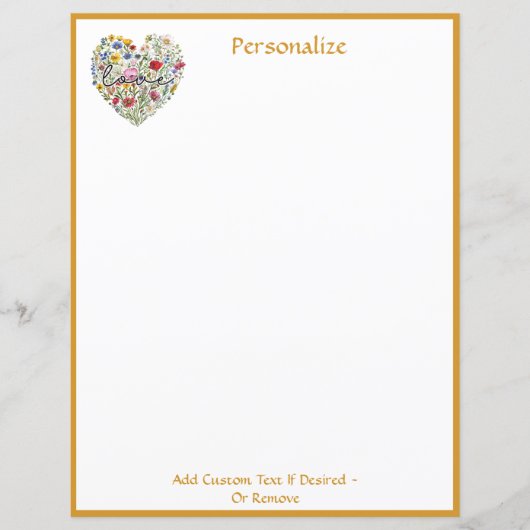 フローラハートブーケラブシックエレガントパーソナライズ (正面)