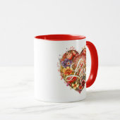 フローラハートラブマグ マグカップ (正面右)