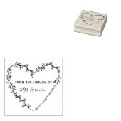 フローラハートリースライブラリ ラバースタンプ (押印)