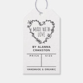 フローラハートリース(ラブプライス) ギフトタグ (正面)