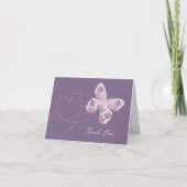 フローラハート付き ノートカード (正面)