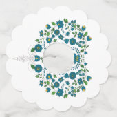 フローラハート図形 ワイングラスタグ (裏面)