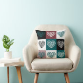 フローラハート型枕 クッション (椅子)