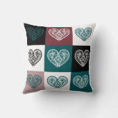 フローラハート型枕 クッション (裏面)