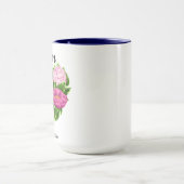 フローラハート愛あなた母マグカップ – 母の日の贈り物 マグカップ (中央)