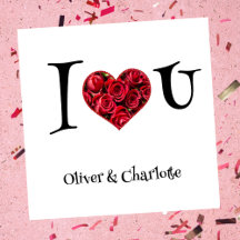 フローラハート愛あなた赤いハートヴァレンティーンズデイ