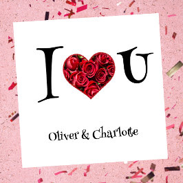 フローラハート愛あなた赤いハートヴァレンティーンズデイ シーズンカード