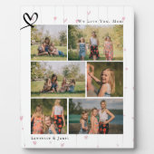 フローラハート愛するアブエラママフォトコラージュ フォトプラーク (正面)