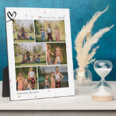 フローラハート愛するアブエラママフォトコラージュ フォトプラーク (側面)