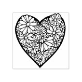 フローラハート愛 ラバースタンプ (インプリント)