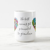 フローラハート愛、初のおばあちゃん) コーヒーマグカップ (中央)