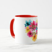 フローラハート母への愛の日 マグカップ (正面左)