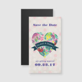 フローラハート熱帯の花の保存日付 (正面/裏面)