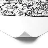 フローラハート着色ポスター ポスター (角)