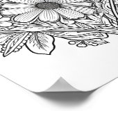 フローラハート着色ポスター ポスター (角)