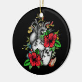 フローラハート解剖学コーンフラワーマザーズ・デイ セラミックオーナメント (左)