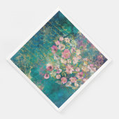 フローラハート金ゴールドロマンチックな手書き分離 (コーナー)