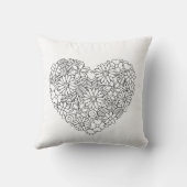 フローラハート クッション (裏面)