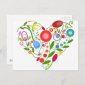 フローラハート ポストカード (正面/裏面)