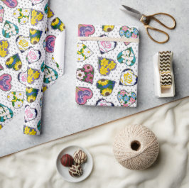 フローラハート ラッピングペーパー