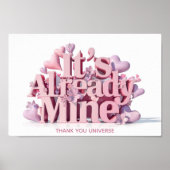 *~*フローラハートAp85の法律の引き付け明示 ポスター (正面)