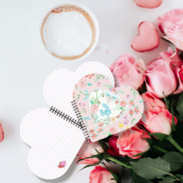 フローラハートnラブドラゴンフライヴァレンティーンズデイ ノートブック