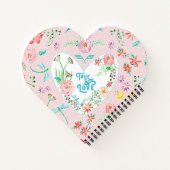 フローラハートnラブドラゴンフライヴァレンティーンズデイ ノートブック (裏面)