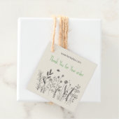 フローラハーブティー「ご注文いただきありがとうございます」 フェイバータグ (インサイチュ)