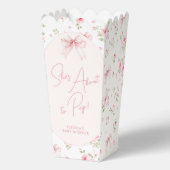 フローラバウが赤ちゃんポップ・アートのシャワーポップコーンへ フェイバーボックス (正面)