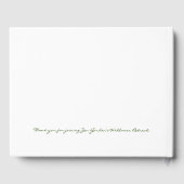 フローラバケーションレンタルゲストハウス ゲストブック (裏面)