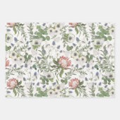フローラバタフライガーデンのデコパージュ ラッピングペーパーシート (正面)