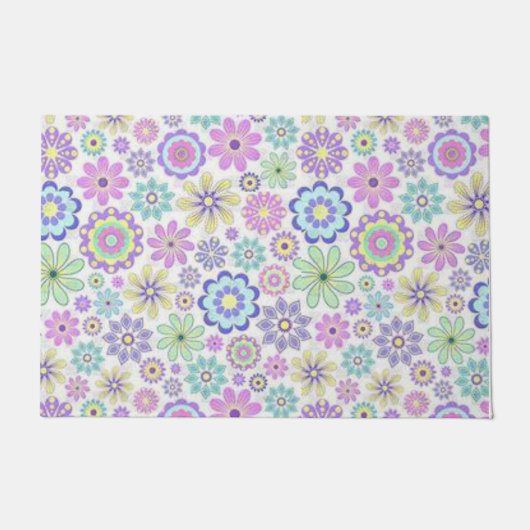 フローラバタフライドアマット ドアマット (正面)