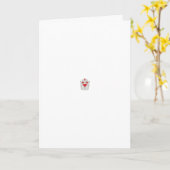 フローラバタフライマンダラ | パープルボホアートデザイン カード (黄色い花)