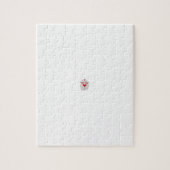 フローラバタフライマンダラ | パープルボホアートデザイン ジグソーパズル (縦)