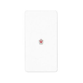 フローラバタフライマンダラ | パープルボホアートデザイン ラベル