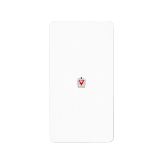 フローラバタフライマンダラ | パープルボホアートデザイン ラベル (正面)