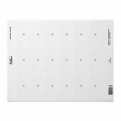 フローラバタフライマンダラ | パープルボホアートデザイン ラベル (フルシート)