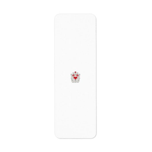 フローラバタフライマンダラ | パープルボホアートデザイン ラベル (正面)