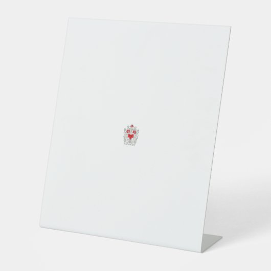 フローラバタフライマンダラ | パープルボホアートデザイン 台座サイン (正面)