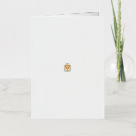 フローラバタフライマンダラ | パープルボホアートデザイン 箔グリーティングカード