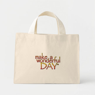 フローラバッグ（赤と白） ミニトートバッグ