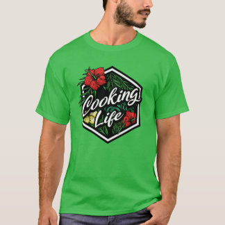 フローラバッジ料理ライフ Tシャツ