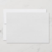 フローラバナーのブライダルシャワー招待状 招待状 (裏面)