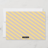 フローラバナーベビーシャワー招待状 招待状 (裏面)