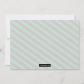 フローラバナーボーイベビーシャワー招待状 招待状 (裏面)