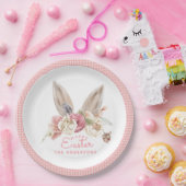 フローラバニーイヤーイースター紙プレート ペーパープレート (パーティー)