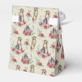 フローラバニーイヤーベビーシャワーグリーンお願いボックス フェイバーボックス (裏面サイド)